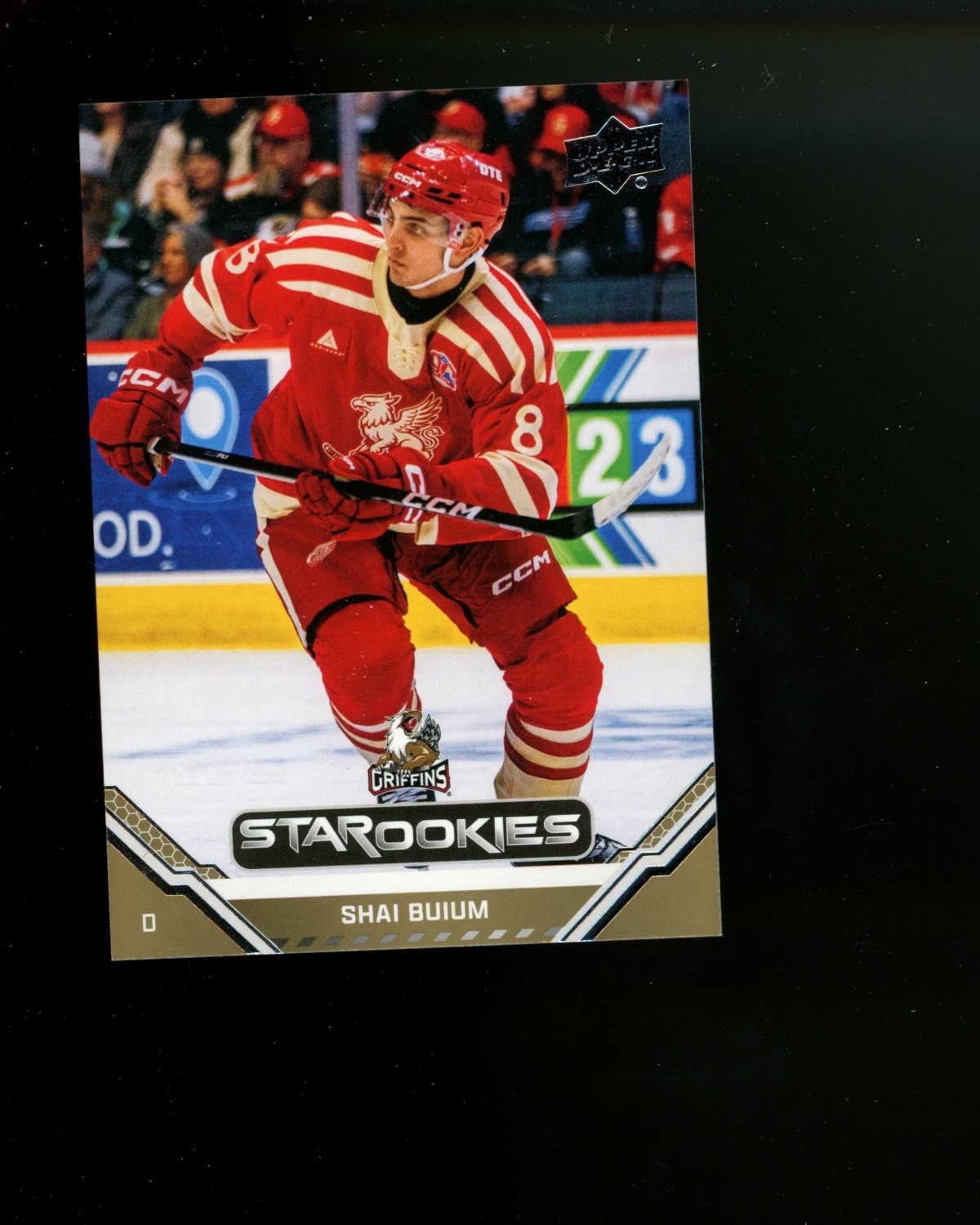 2025-26 Upper Deck AHL Hockey Star Rookies Gold #126 Shai Buium RC