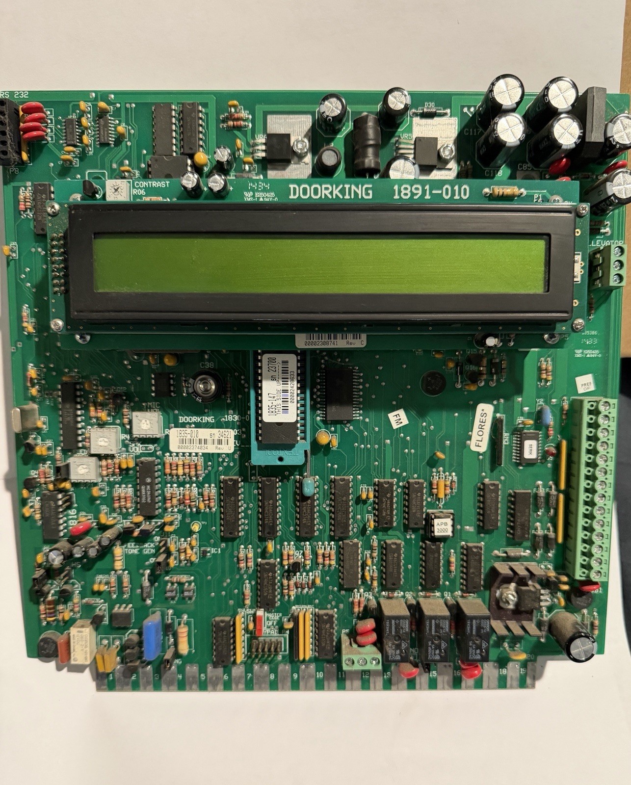Doorkings 1835-010 Control Board Replacement  With memory Chip