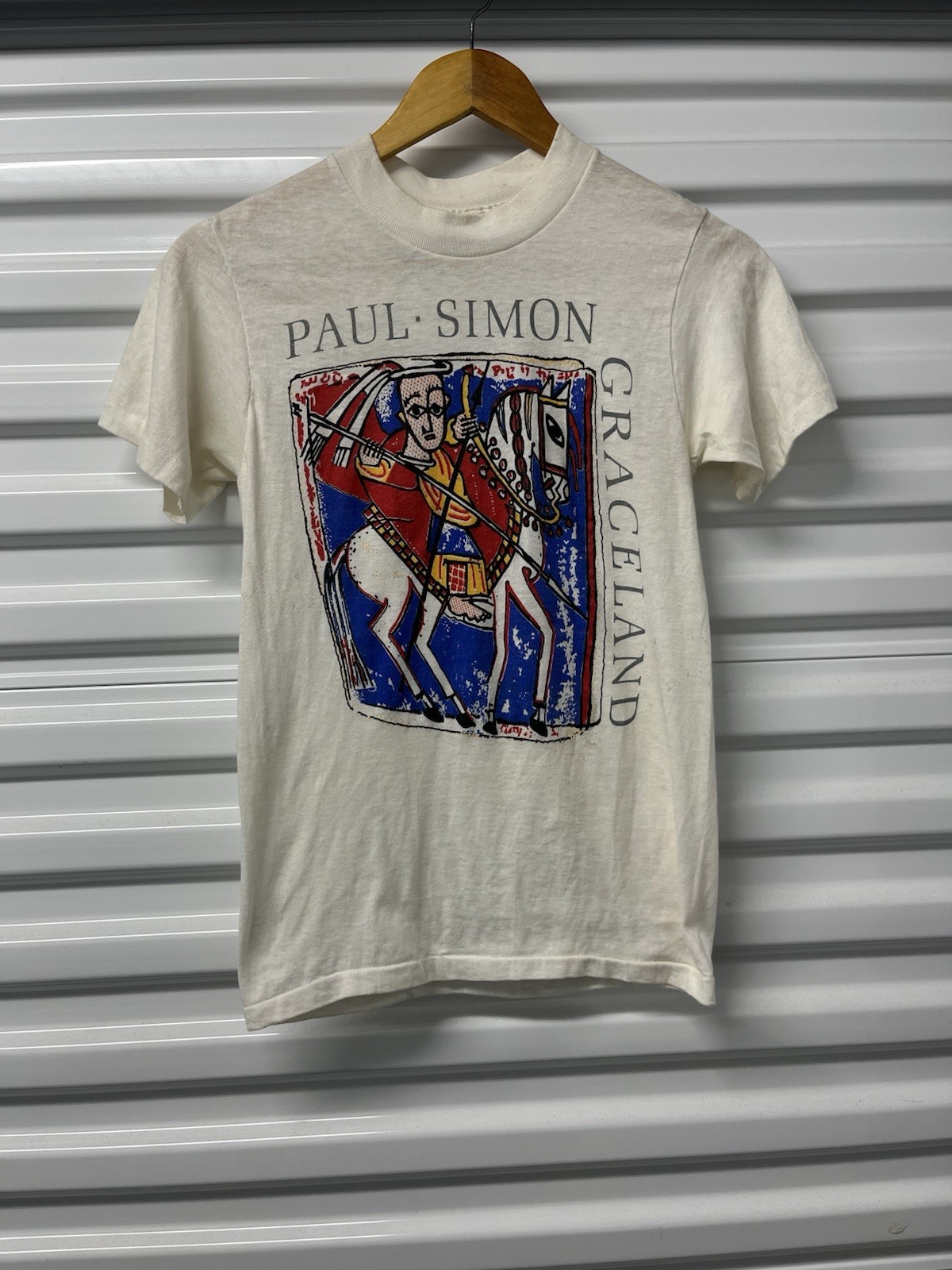 Vintage 1987 Paul Simon Graceland World Tour Tshirt Very Rare True Vintage Vintage 1987 Paul Simon Graceland World Tour Tshirt Very Rare True Vintage