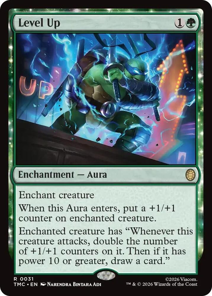 1x Level Up - Commander: Teenage Mutant Ninja Turtles Near Mint - MTG
