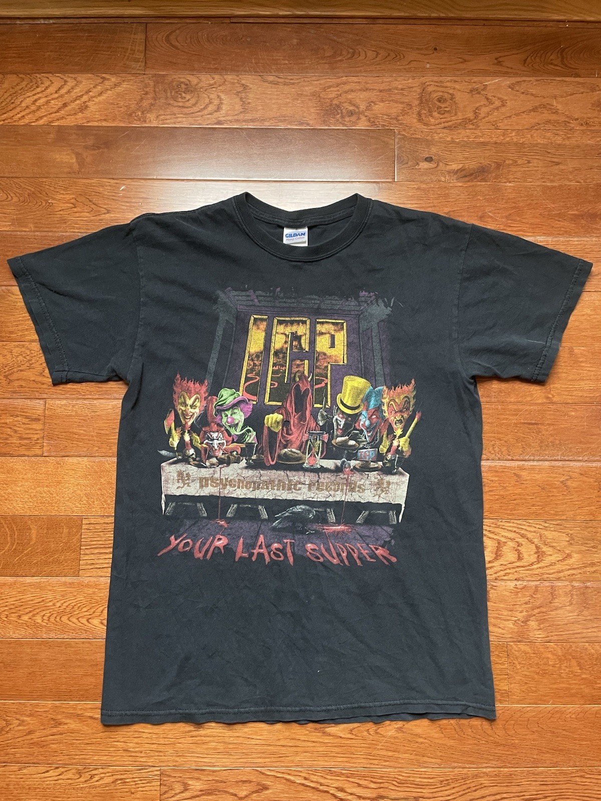 VTG Insane Clown Posse ICP Your Last Supper Double Sided Graphic Shirt Sz Medium VTG Insane Clown Posse ICP Your Last Supper Double Sided Graphic Shirt Sz Medium