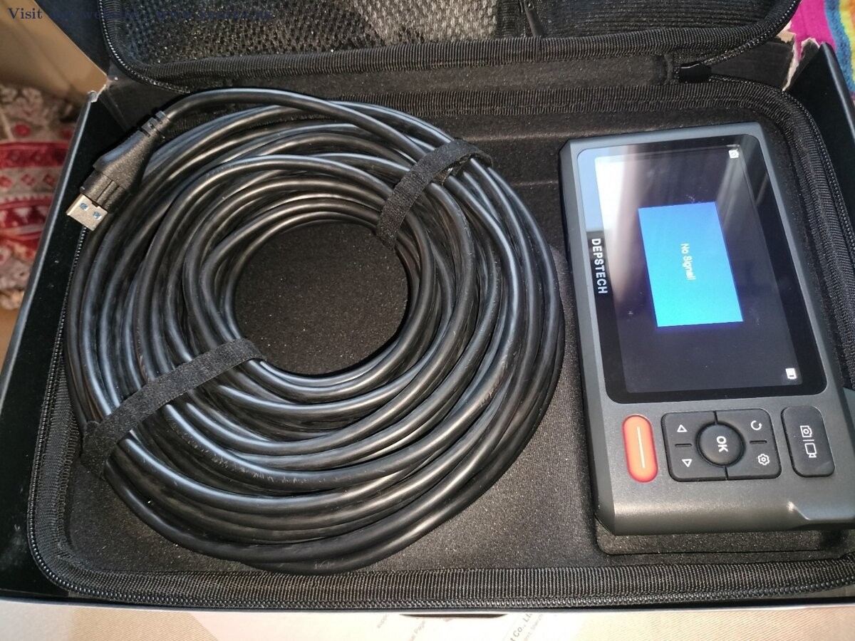 DEPSTECH 15.2-Meter Sewer Camera, 1080P HD Triple-Lens Borescope, DS-520 DEPSTECH 15.2-Meter Sewer Camera, 1080P HD Triple-Lens Borescope, DS-520