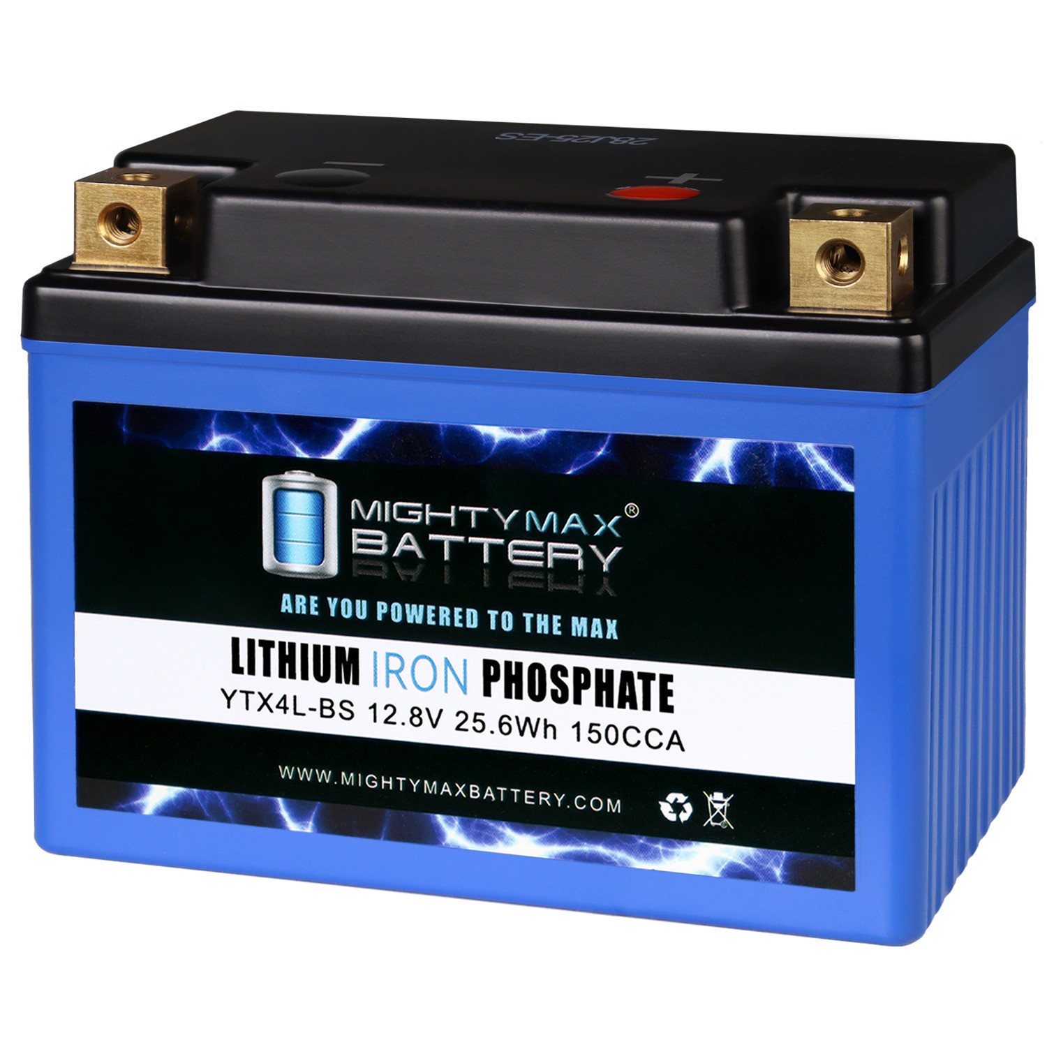 Mighty Max YTX4L-BS Lithium Replacement Battery for Yuasa BETA RR 2018-2020