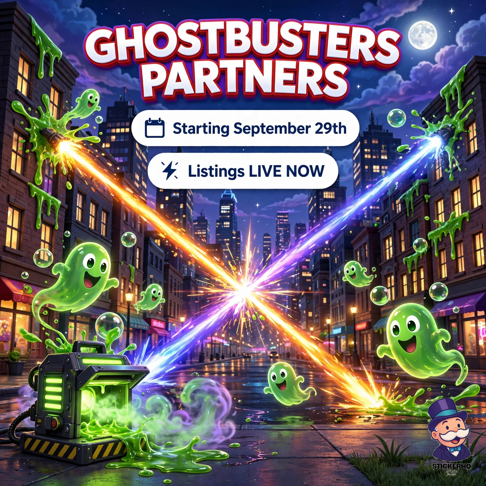 GO Monopoly Event PARTNER | RUSH - 2H | Ghostbusters Partners Carry 🔥 80K pts