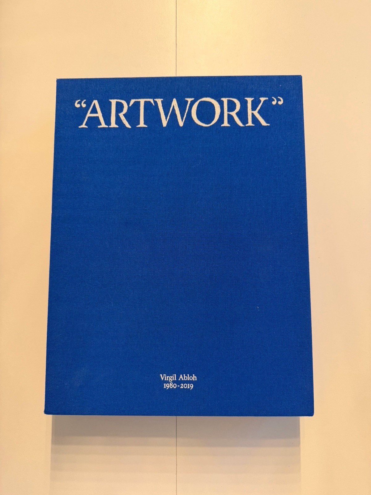 Virgil Abloh Figures Of Speech Special Edition Artwork 1980-2019 MCA Hardcover