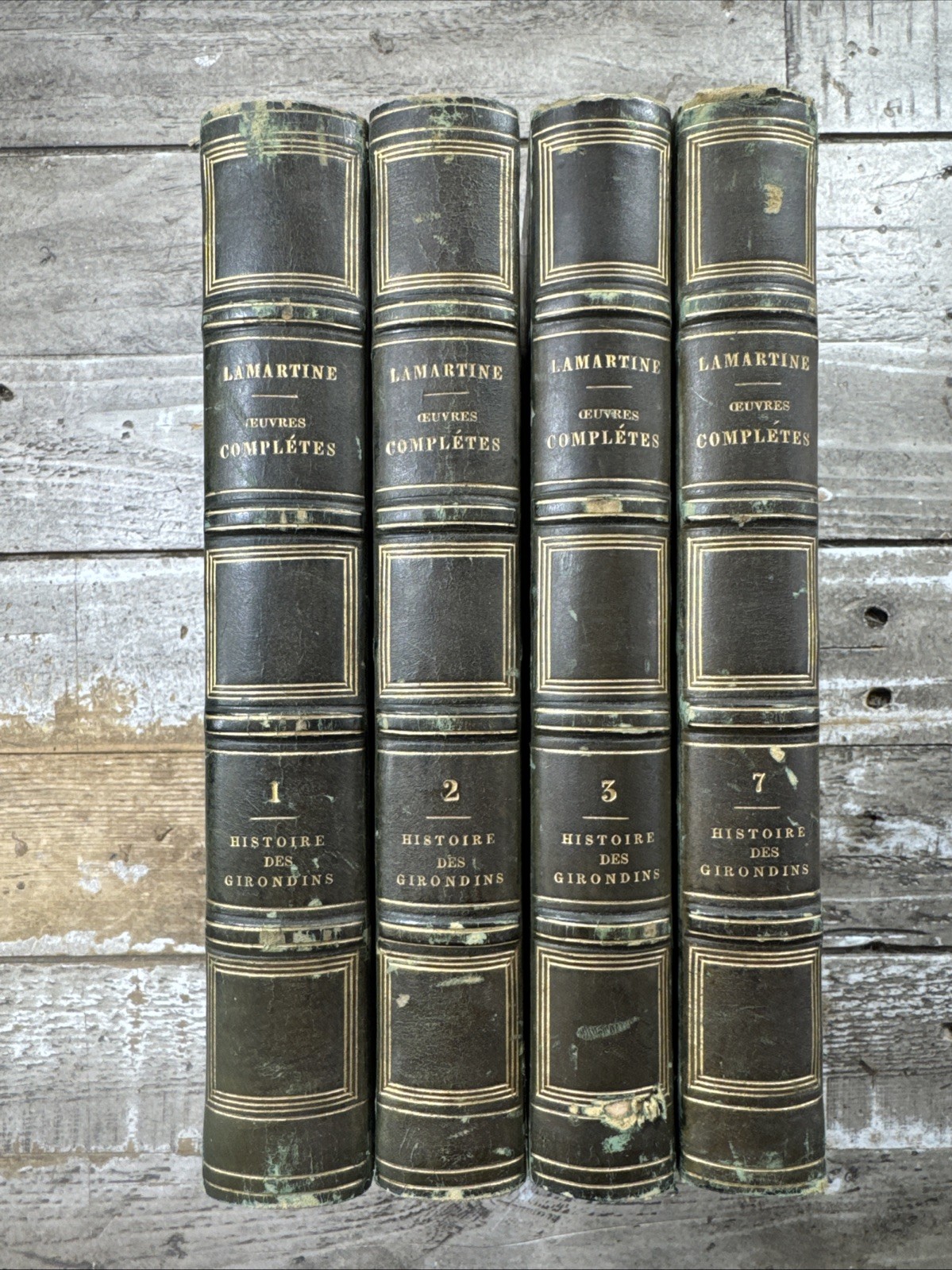 1847 Antique French Revolution History “Histoire des Girondins: 4 Volumes” 1847 Antique French Revolution History “Histoire des Girondins: 4 Volumes”