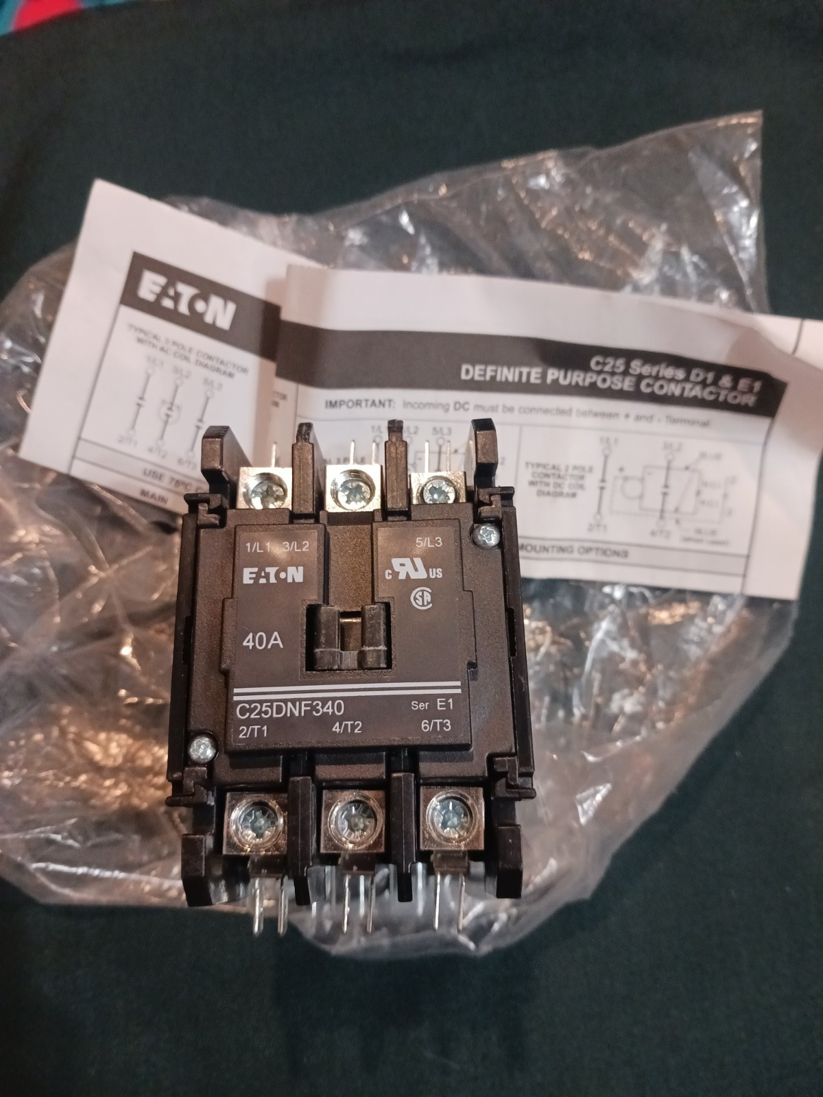 EATON CORPORATION C25DNF340C (NEW) EATON CORPORATION C25DNF340C (NEW)