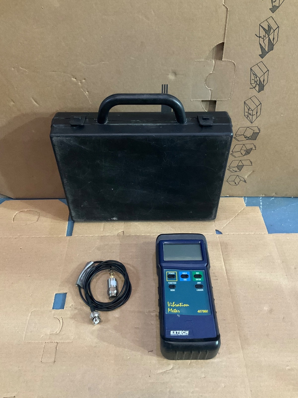 EXTECH INSTRUMENTS 407860 Vibration Meter  with Probe