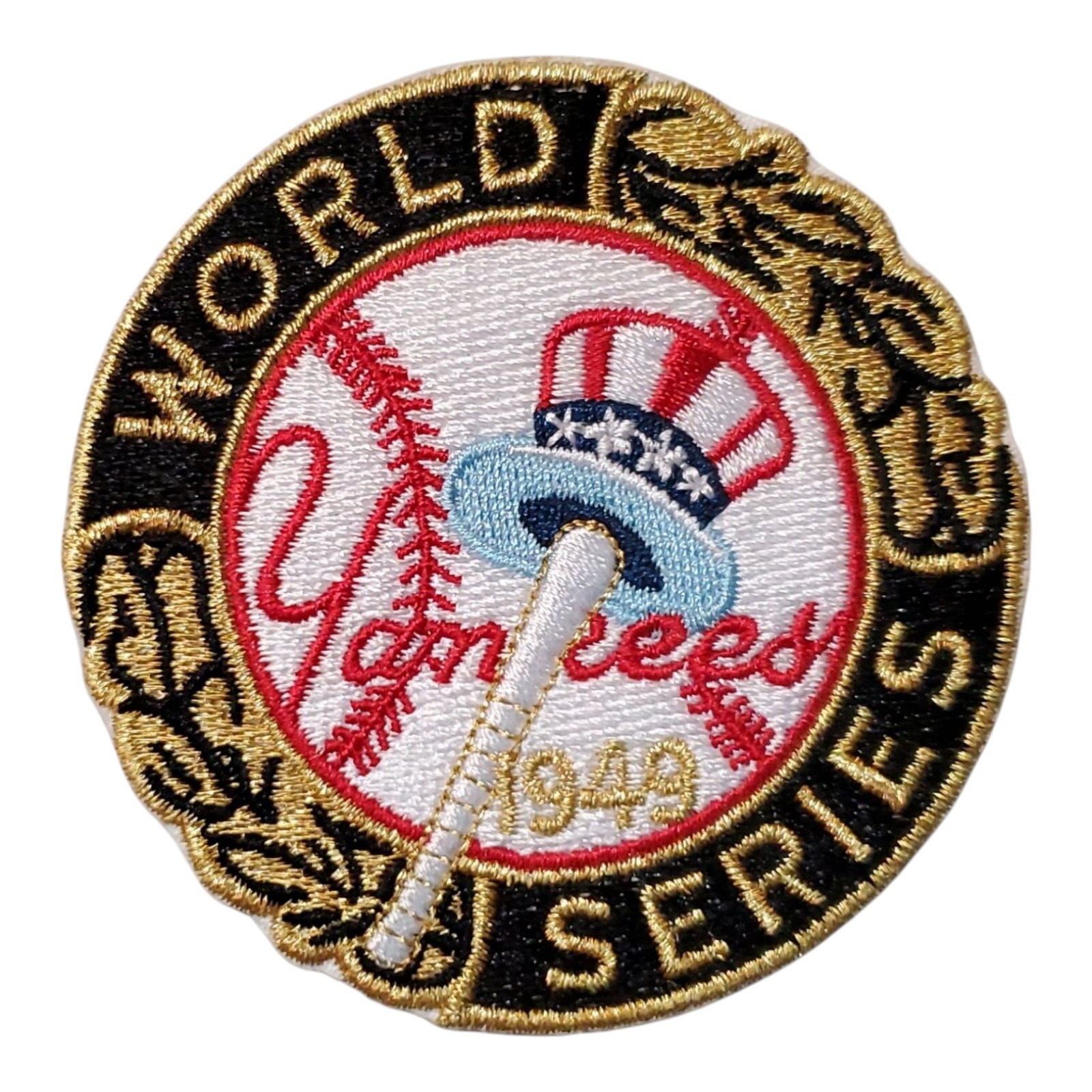 1949 New York Yankees MLB World Series Champions Jersey Logo Patch. 4.5\ 1949 New York Yankees MLB World Series Champions Jersey Logo Patch. 4.5\