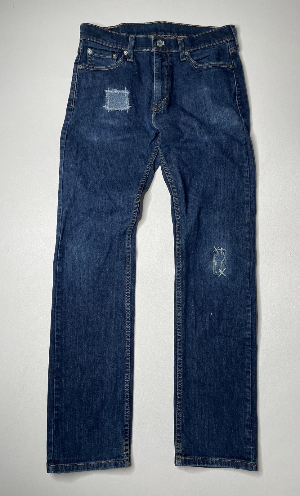Vintage Wash Levi’s 513 Slim Straight Leg Denim Blue Jeans 30 x 31 Vintage Wash Levi’s 513 Slim Straight Leg Denim Blue Jeans 30 x 31
