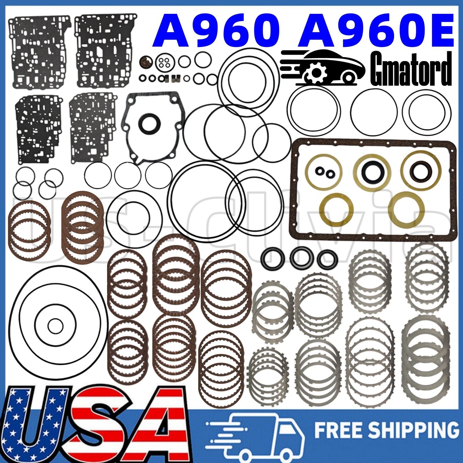 New A960 A960E Transmission Overhaul Master Rebuild Kit For Toyota LEXUS 6-Speed