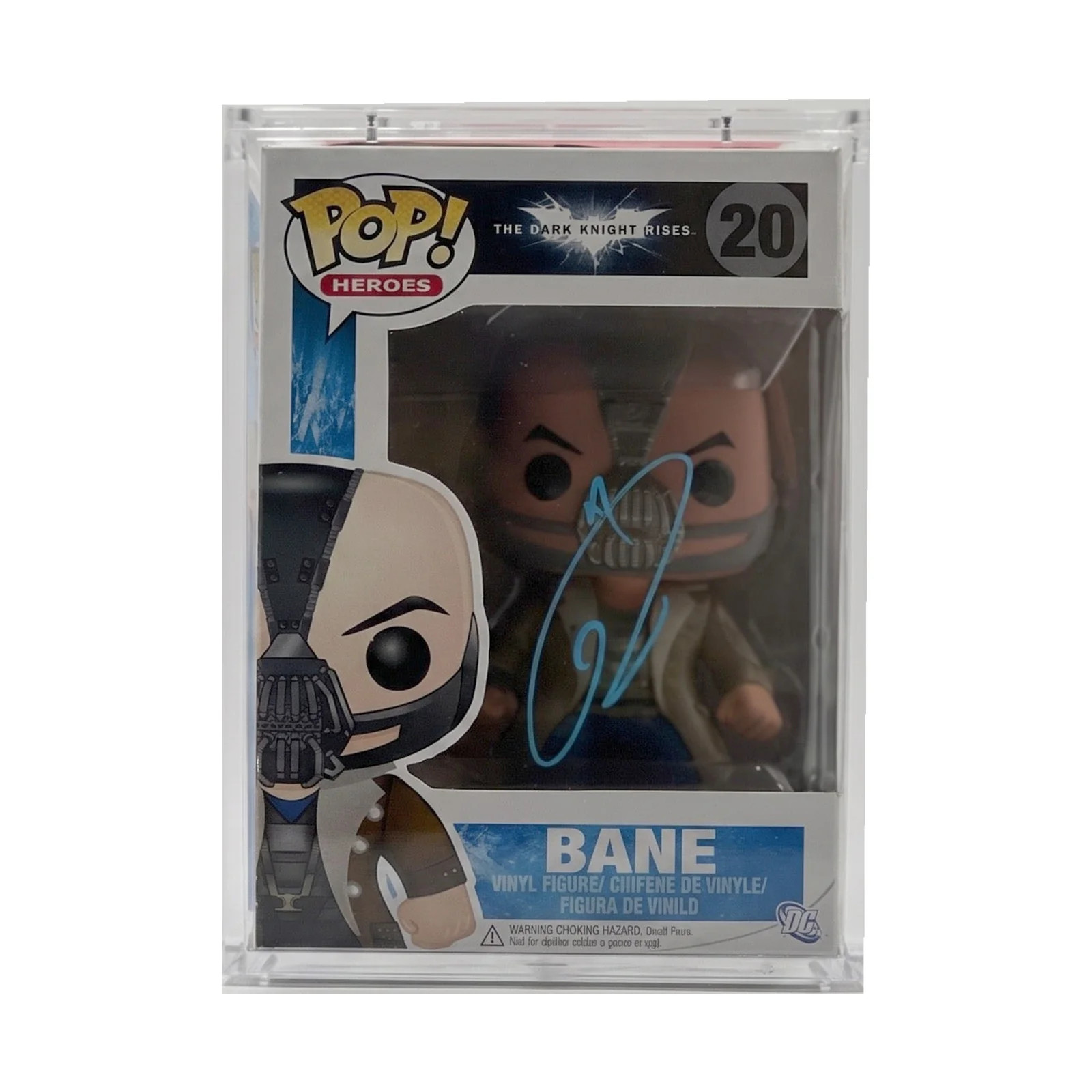 Tom Hardy Signed Bane #20 First Edition Funko Pop Tom Hardy Signed Bane #20 First Edition Funko Pop