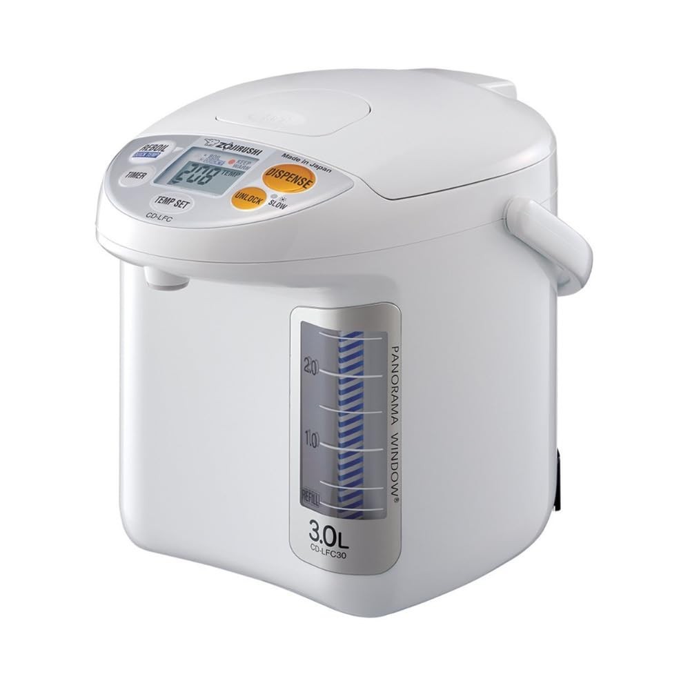 Zojirushi CD-LFC30 Panorama Window Micom Water and Warmer, 101 oz/3.0 L, White Zojirushi CD-LFC30 Panorama Window Micom Water and Warmer, 101 oz/3.0 L, White