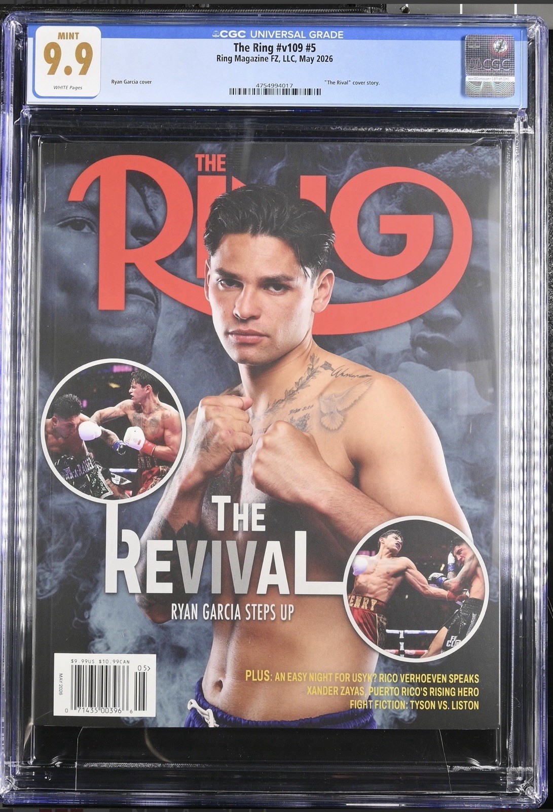 RING Magazine May 2026 CGC 9.9 Ryan Garcia Cover “The Revival” RING Magazine May 2026 CGC 9.9 Ryan Garcia Cover “The Revival”