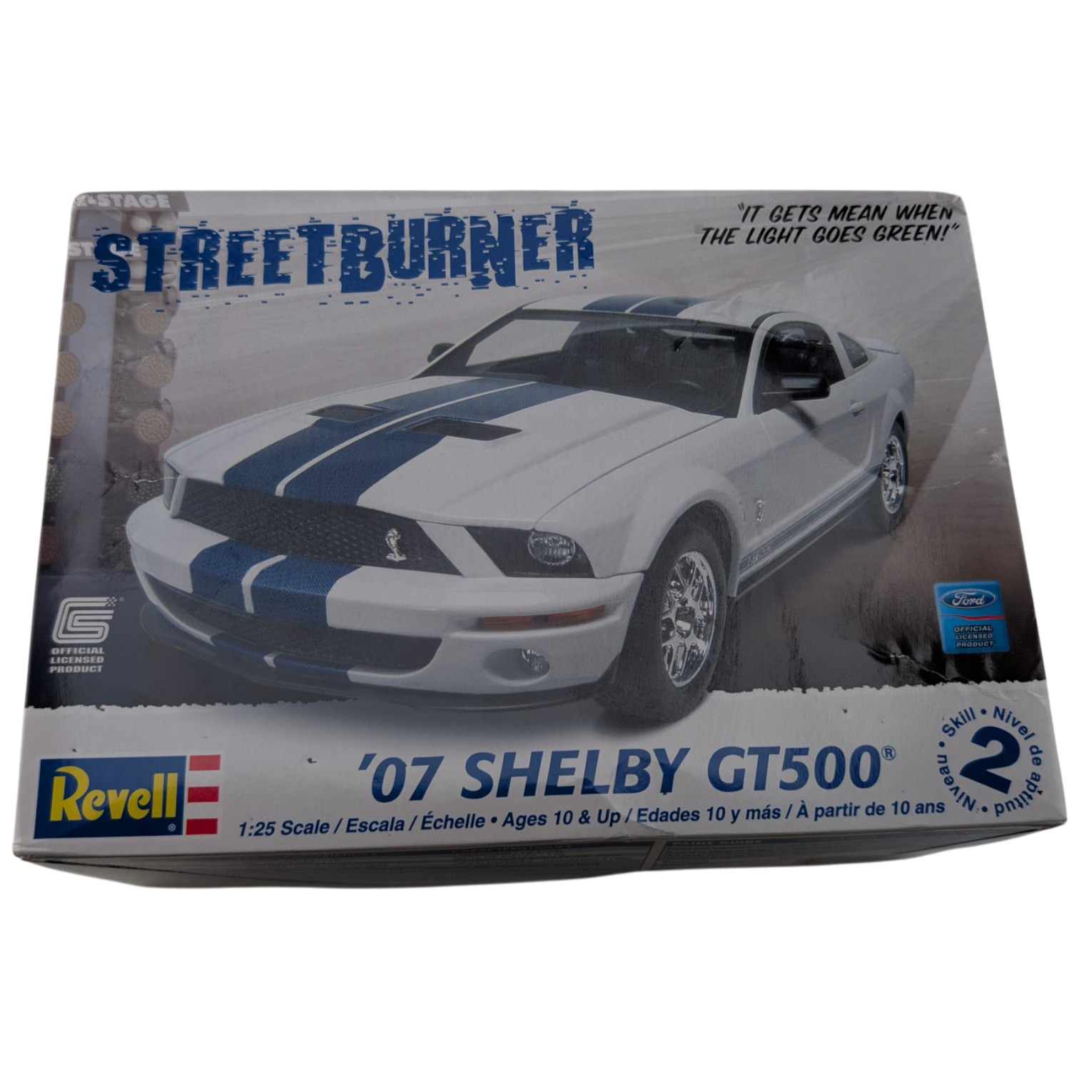 Revell 85-2097 \'07 Shelby GT500 1:25 Streetburner Model Kit Open Box Revell 85-2097 \'07 Shelby GT500 1:25 Streetburner Model Kit Open Box