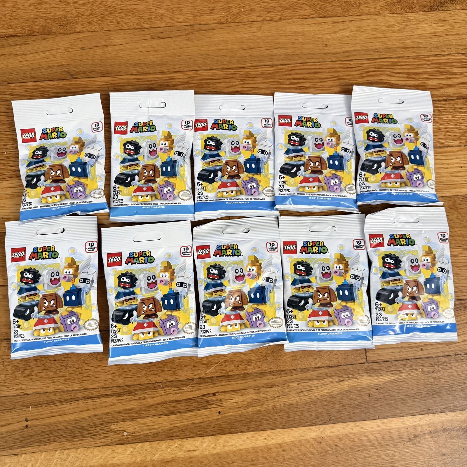 Lot Of 10 Lego Super Mario Series 1 Character 71361 New Factory Sealed