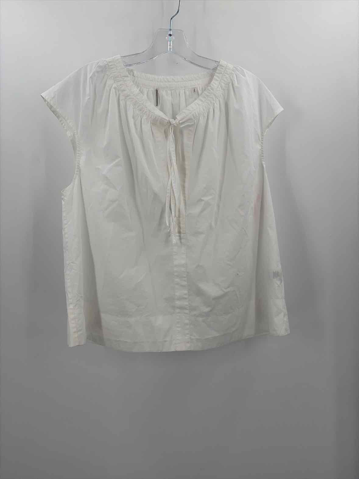 Pre-Owned Elie Tahari White Size Large Blouse Pre-Owned Elie Tahari White Size Large Blouse
