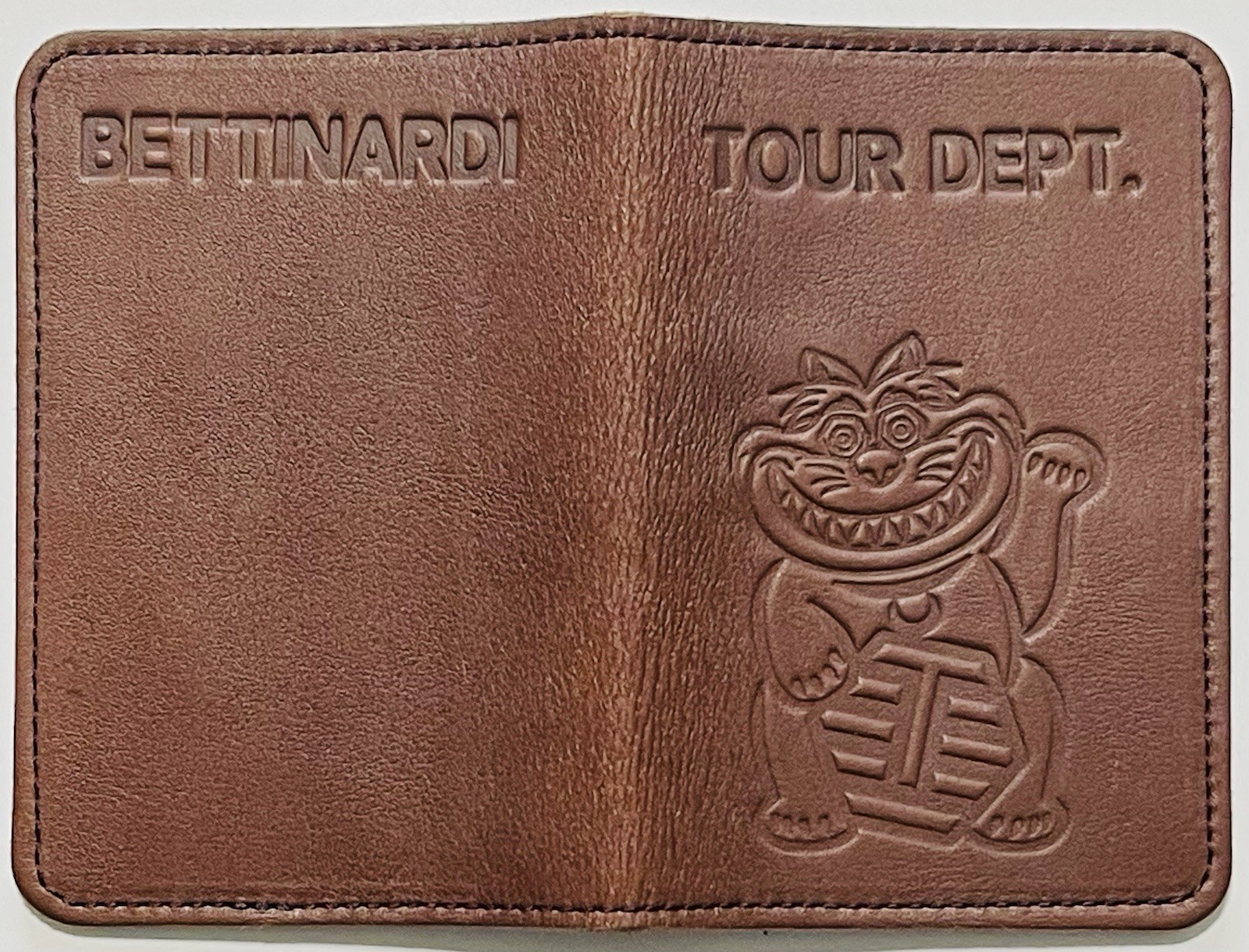🐱Extremely Rare Bettinardi Lucky Cat Tour Dept. Cordovan Scorecard Holder🐱 🐱Extremely Rare Bettinardi Lucky Cat Tour Dept. Cordovan Scorecard Holder🐱