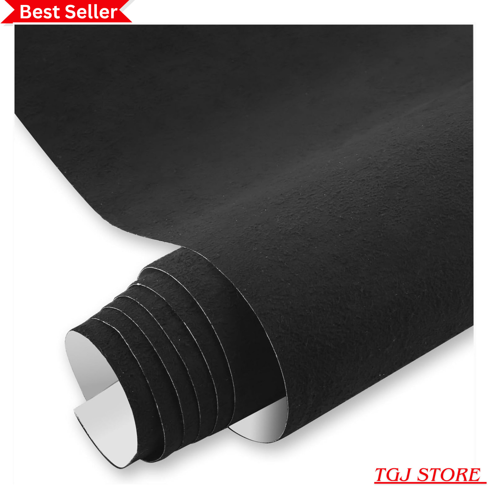 Suede Car Wrap Interior Vinyl, Self-Adhesive Interior Covering Dash Steering