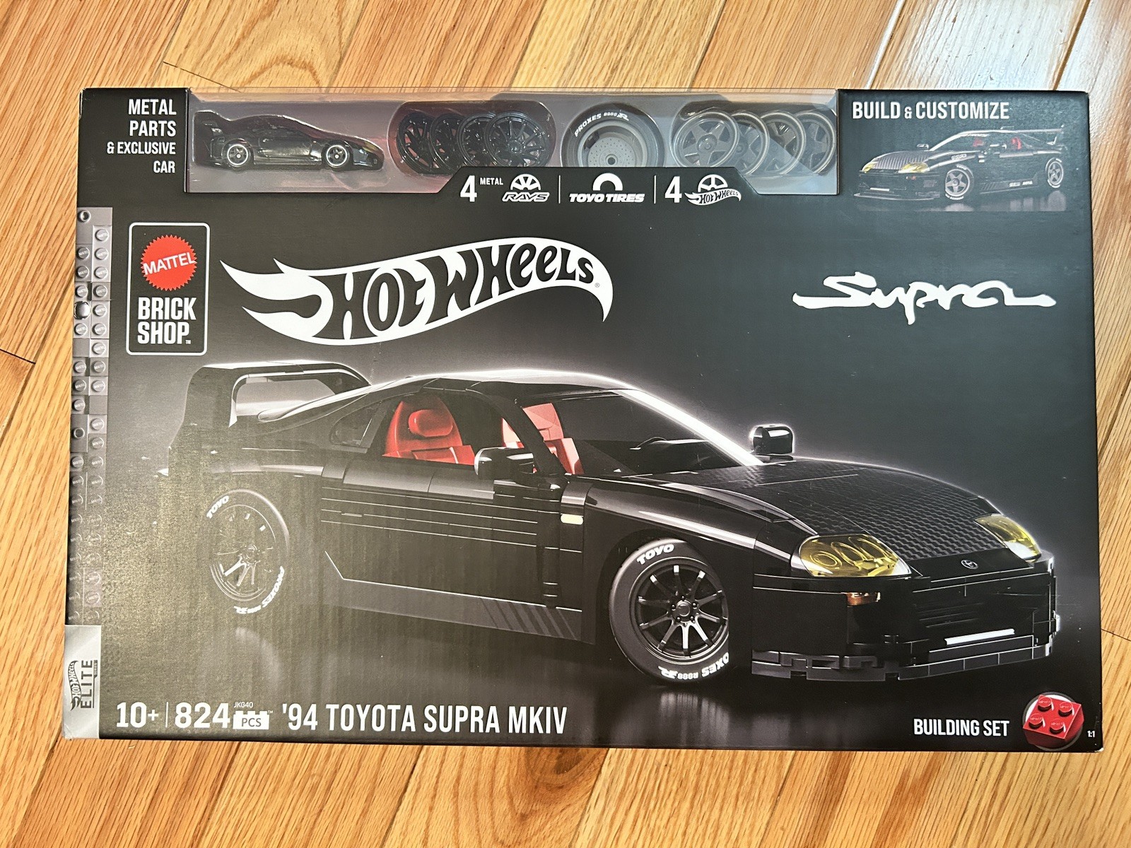 Mattel Brick Shop Hot Wheels \'94 Toyota Supra MKIV 824pc Metal Parts HJW35 Mattel Brick Shop Hot Wheels \'94 Toyota Supra MKIV 824pc Metal Parts HJW35