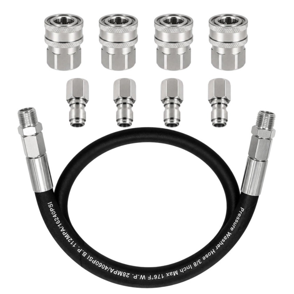 3FT High Pressure Washer Hose 4000 PSI with 3/8\ 3FT High Pressure Washer Hose 4000 PSI with 3/8\