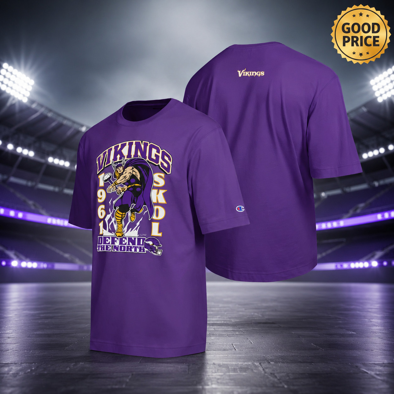 HOT..#Minnesota Purple Norse Football Graphic T-Shirt Adult Fan Style Tee HOT..#Minnesota Purple Norse Football Graphic T-Shirt Adult Fan Style Tee