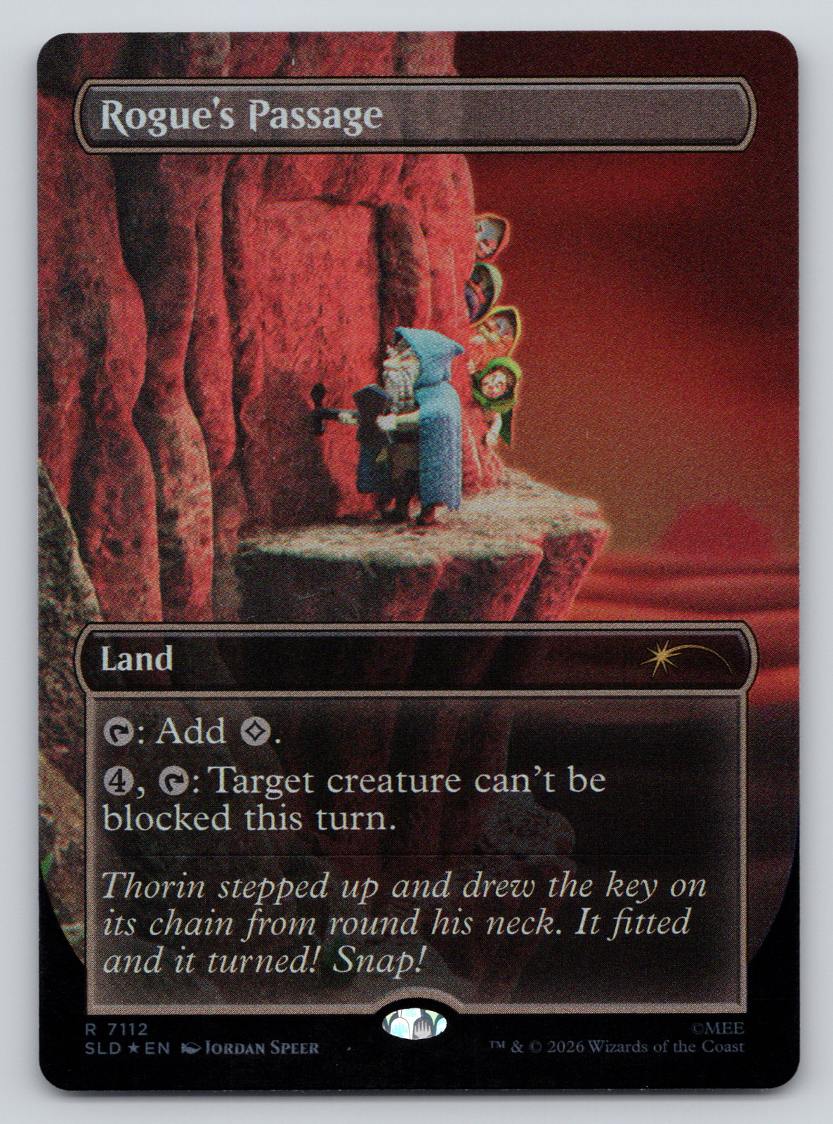 Rogue\'s Passage  - FOIL - Secret Lair x The Hobbit - MTG