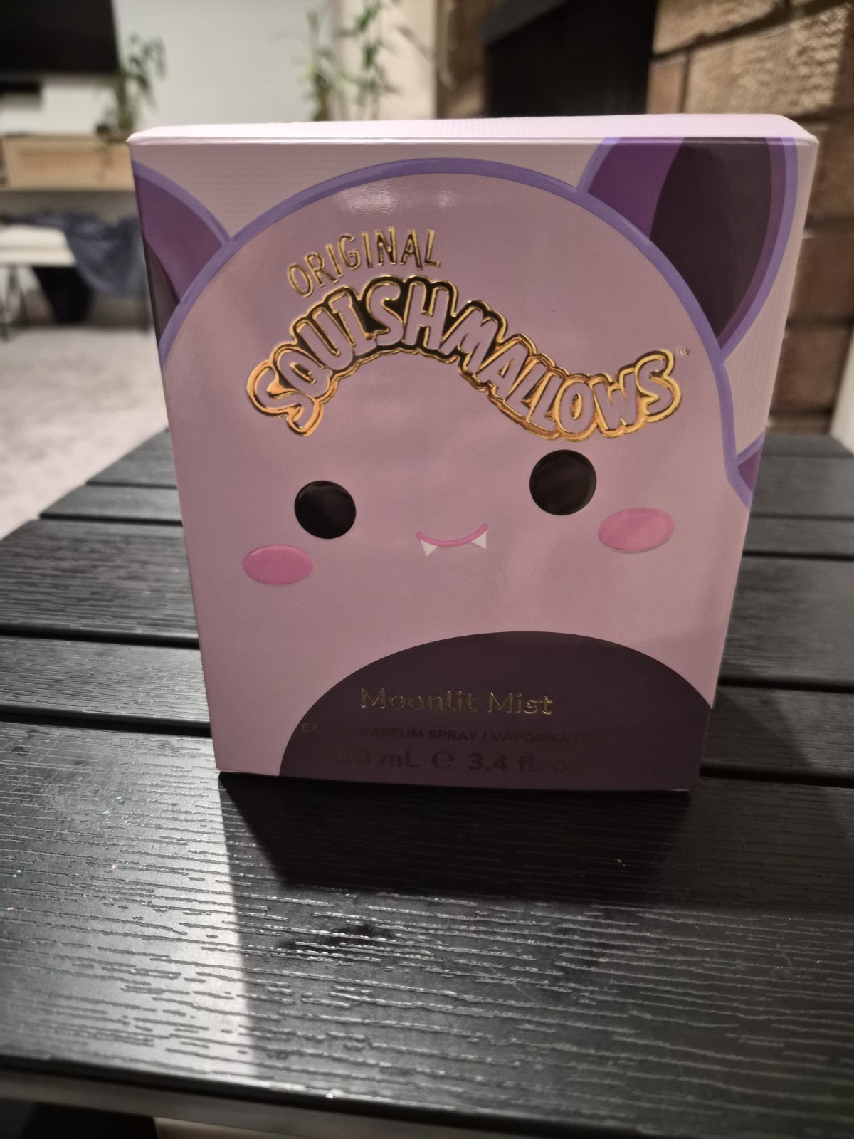 Squishmallows Bat  MOONLIT MIST Eau De Parfum Spray, 100 ml./3.4 fl.oz. BNIB