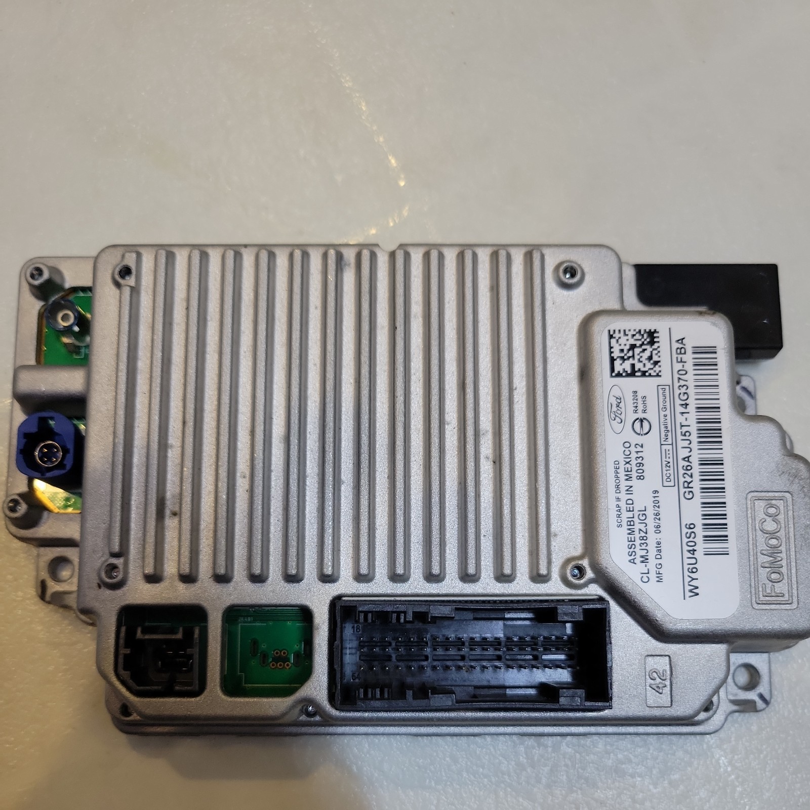 2018-2019 Ford Escape SYNC 3 APIM Module JJ5T-14G370-fba non nav 3.4 update 2018-2019 Ford Escape SYNC 3 APIM Module JJ5T-14G370-fba non nav 3.4 update