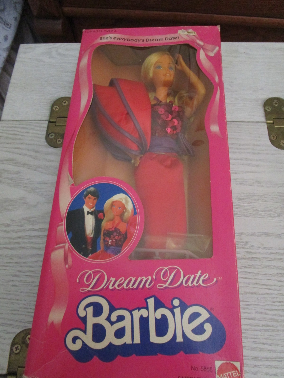 Vintage 1982 Mattel #5868 Dream Date Barbie NIB. Elegant Night Out