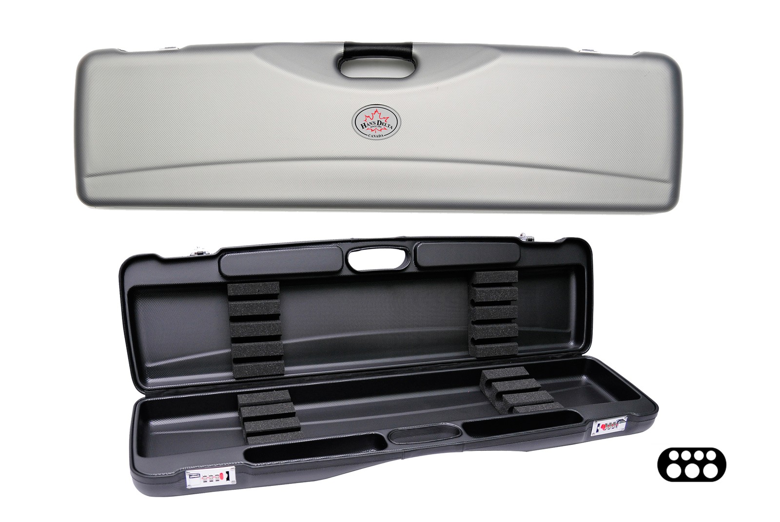 Delta 3x4 SILVER COLUMBIA Case - Hardshell LONGONI NO - Locking Pool Cue Case Delta 3x4 SILVER COLUMBIA Case - Hardshell LONGONI NO - Locking Pool Cue Case