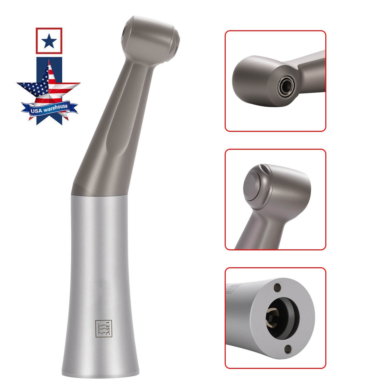 1-10PCS Dental Slow Speed Handpiece Contra Angle Push Button FX 1-10PCS Dental Slow Speed Handpiece Contra Angle Push Button FX