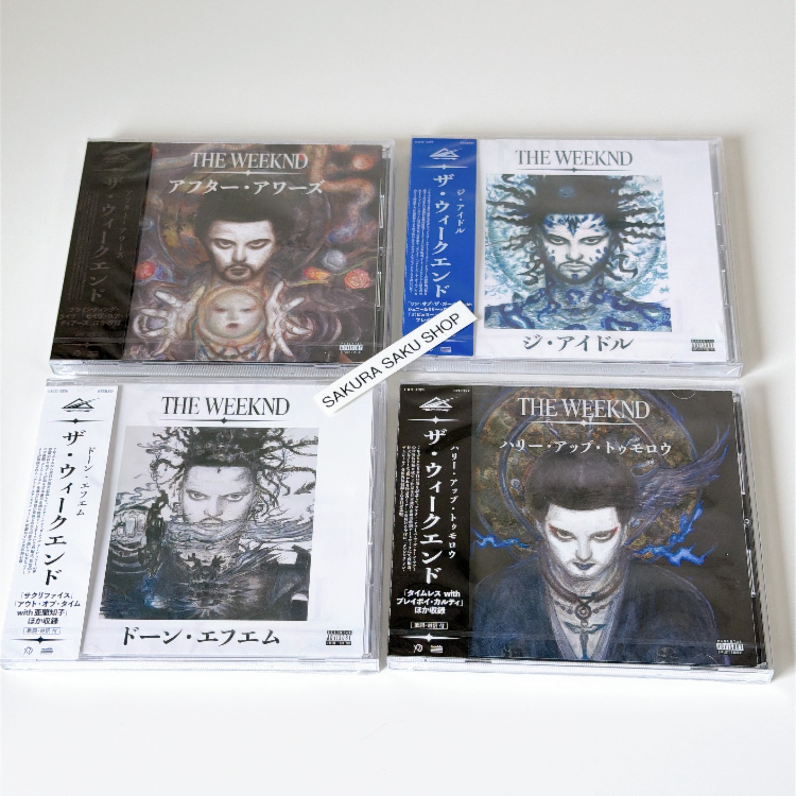 The Weeknd Set Of 4 CD Japan Limited Edition Bonus Track UICU-1376