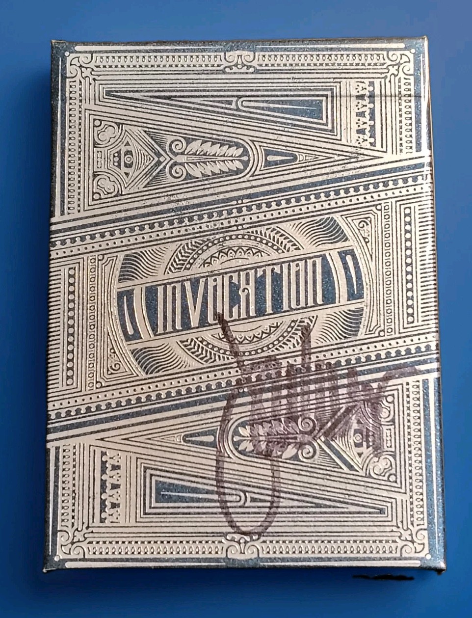 Invocation Navy Edition Playing Card Deck Signed King\'s Wild Project LE 140 New Invocation Navy Edition Playing Card Deck Signed King\'s Wild Project LE 140 New