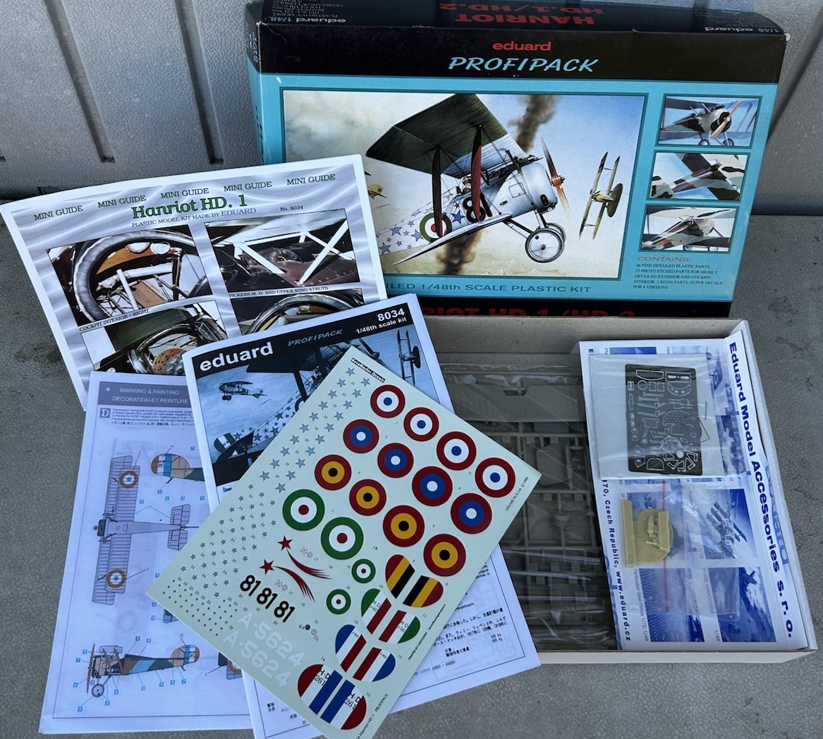 Eduard 1/48 Scale Hanriot HD.1/HD.2 - ProfiPACK  Kit Number 8034 - Open Box New