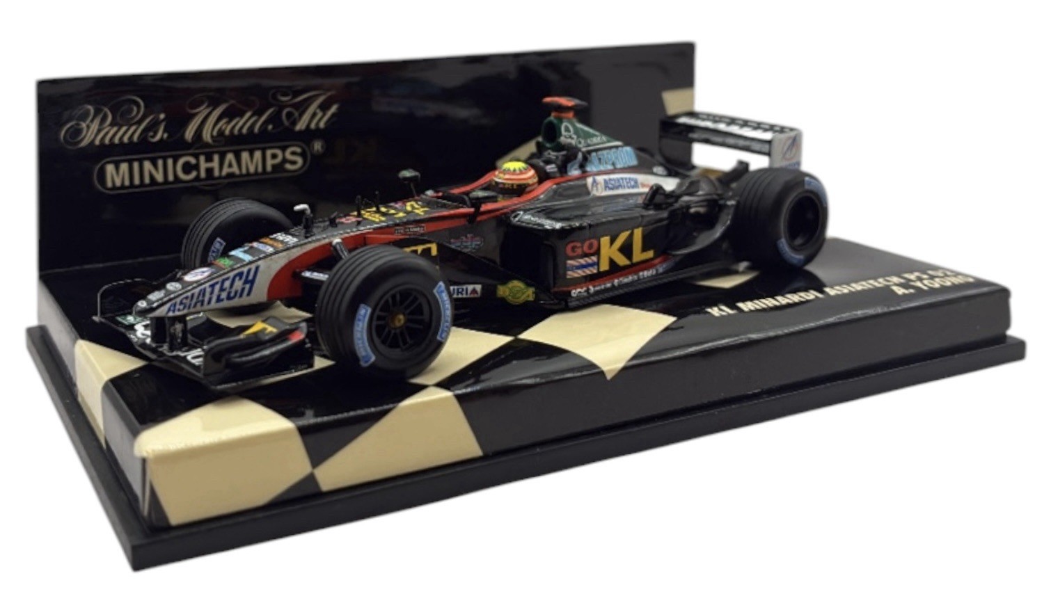 Minichamps 1/43 Minardi ASIATECH PS02 A. Young 2002 400020022 Minichamps 1/43 Minardi ASIATECH PS02 A. Young 2002 400020022