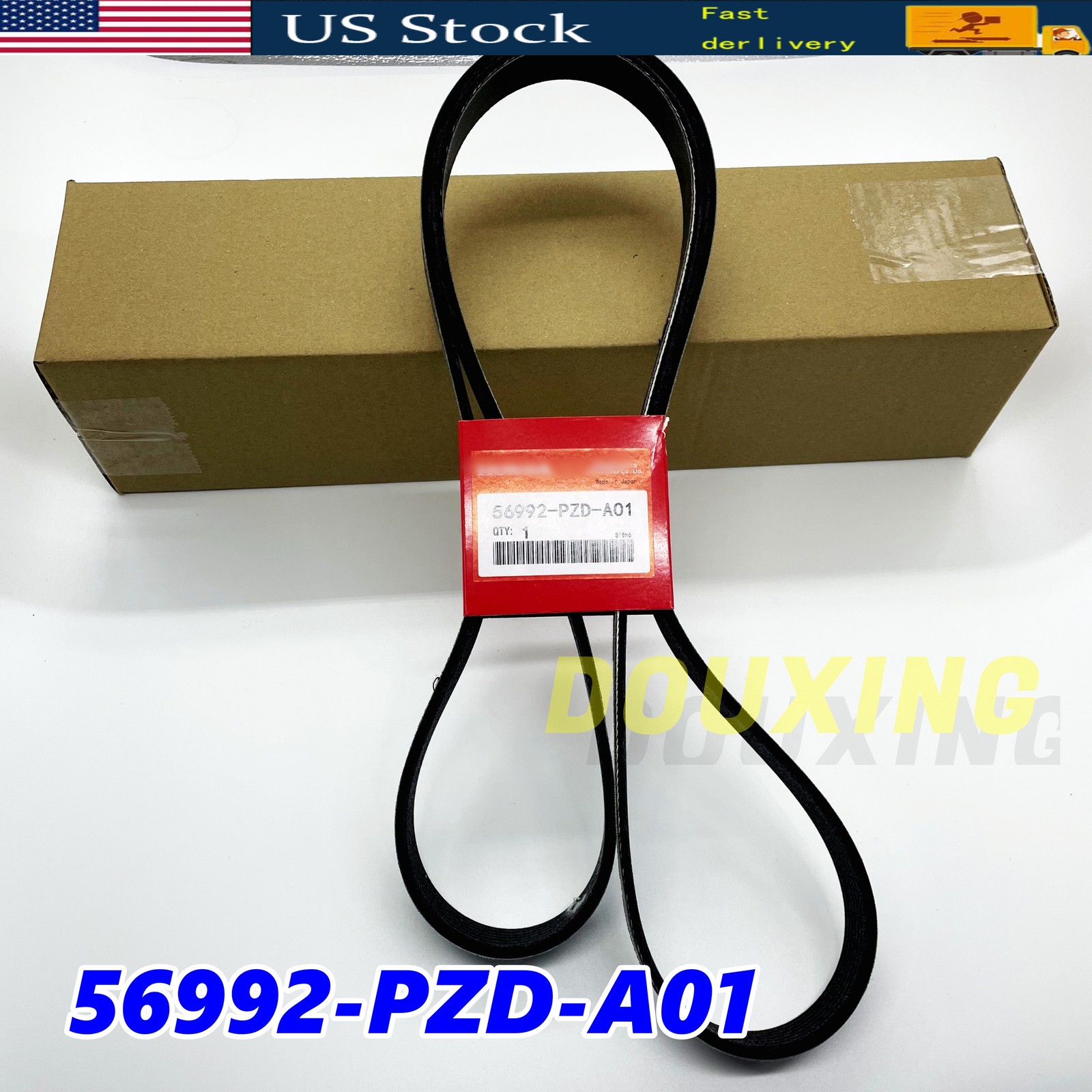 New Serpentine Drive Belt 56992-PZD-A01 For 2003-2011 Honda Element 2.4L USA