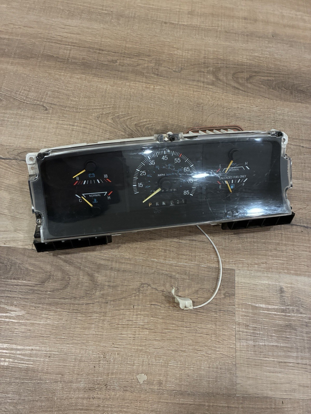 1987-1991 Ford F150 F250 Bronco Truck Dash Instrument Cluster Gauges GAS No Tach 1987-1991 Ford F150 F250 Bronco Truck Dash Instrument Cluster Gauges GAS No Tach