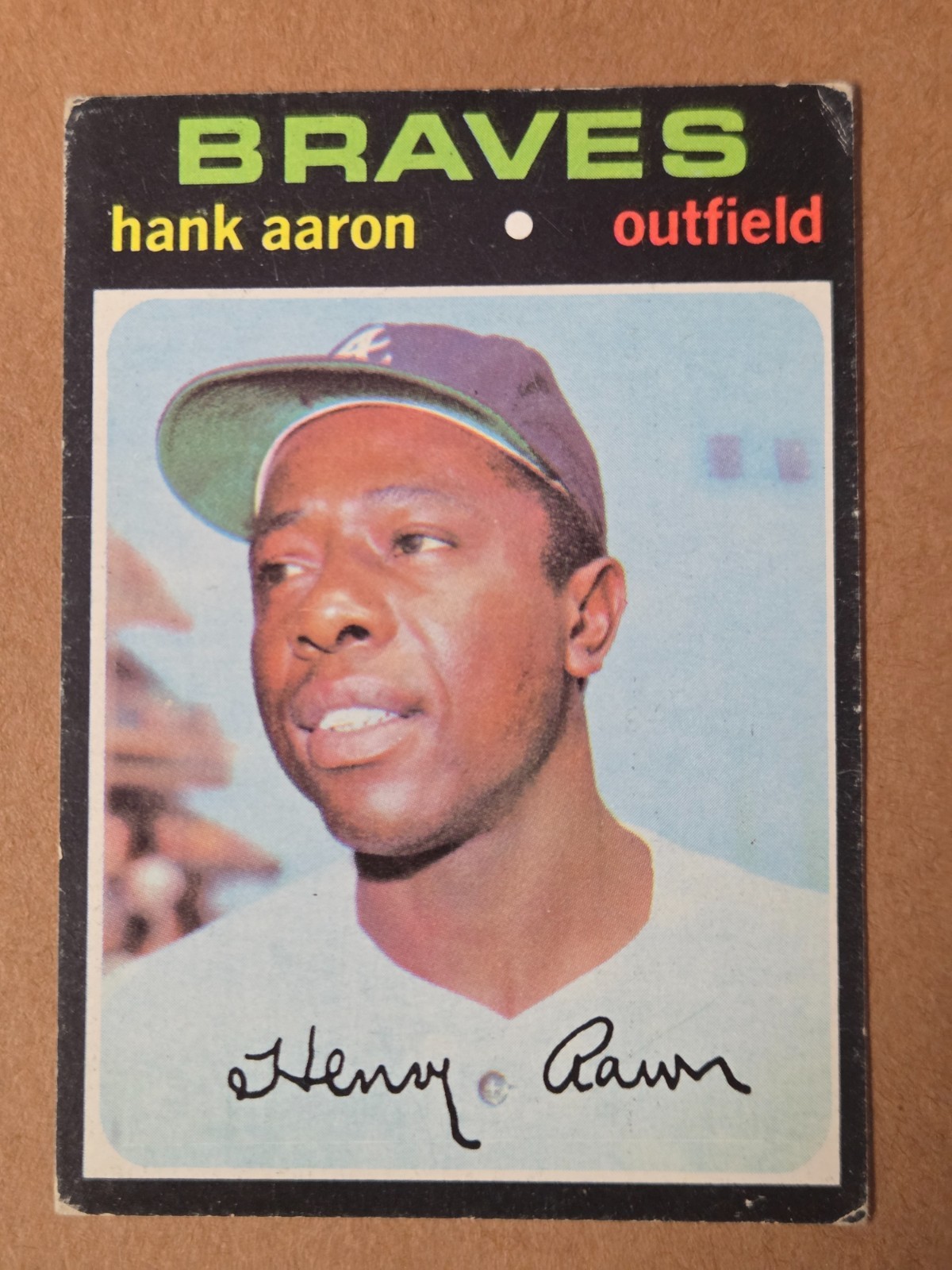 1971 Topps - Hank Aaron #400 Braves HOF VG/EX