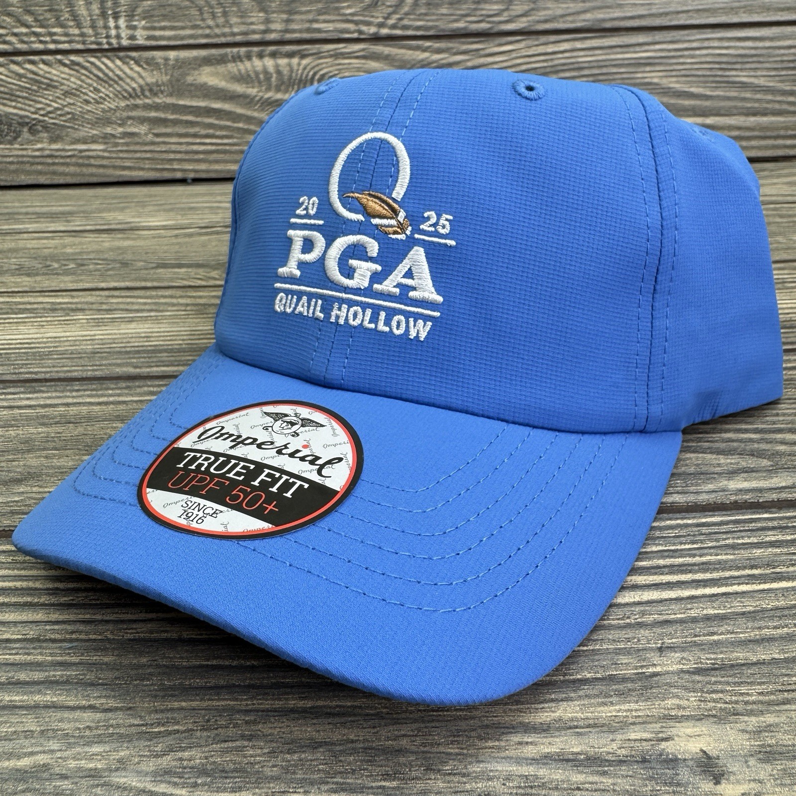 Imperial 2025 PGA Championship Quail Hollow Performance Adjustable Golf Hat Cap