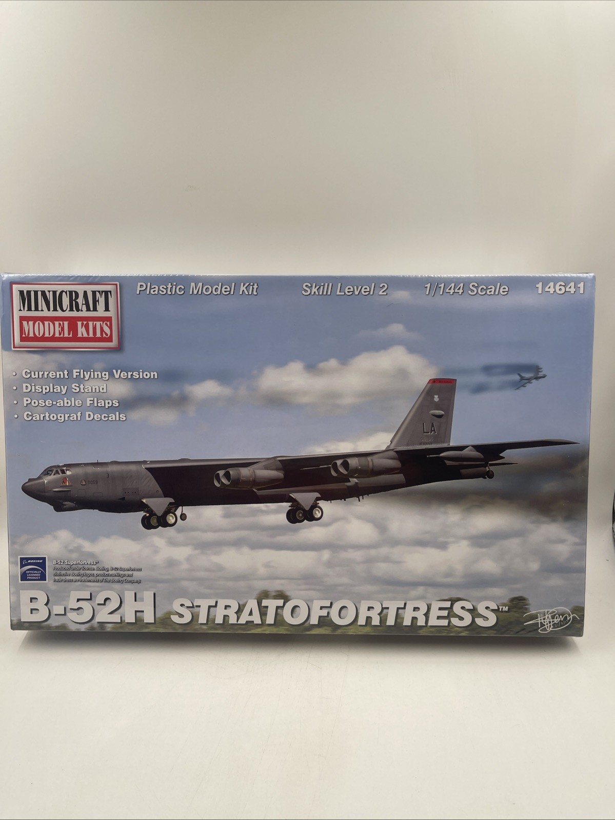 MINICRAFT 14641 B-52H STRATOFORTRESS, CURRENT FLYING VERSION-NIB-1/144 SCALE MINICRAFT 14641 B-52H STRATOFORTRESS, CURRENT FLYING VERSION-NIB-1/144 SCALE