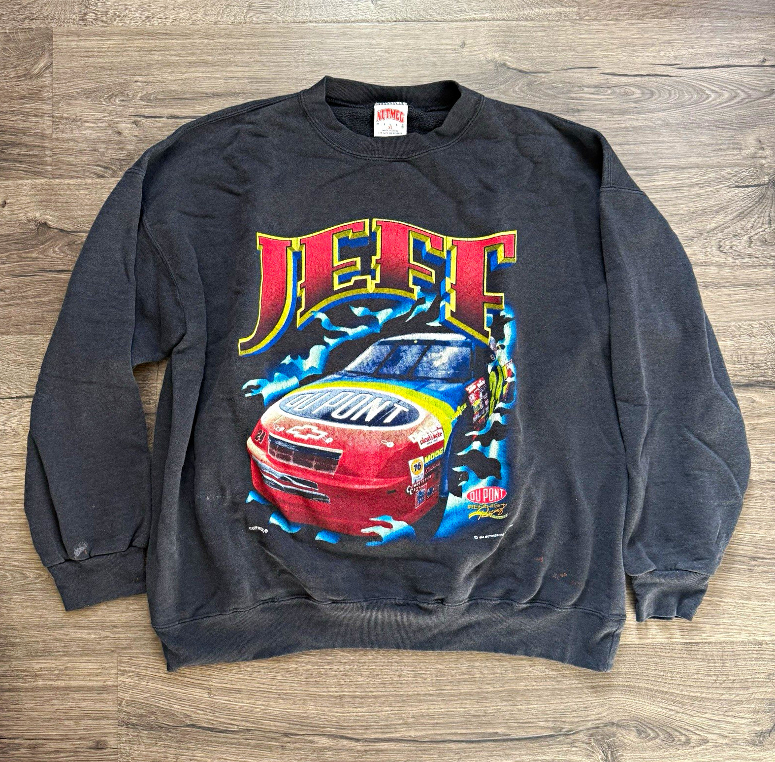 Vintage Jeff Gordon XL Adult Nutmeg Mills 90s NASCAR 1994