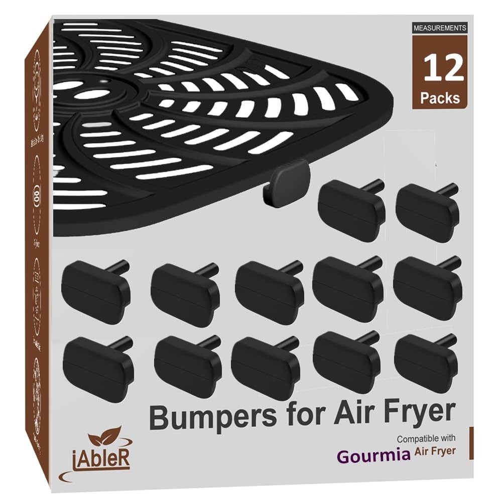 12 Pack Food Grade Air Fryer Rubber Feet for Gourmia