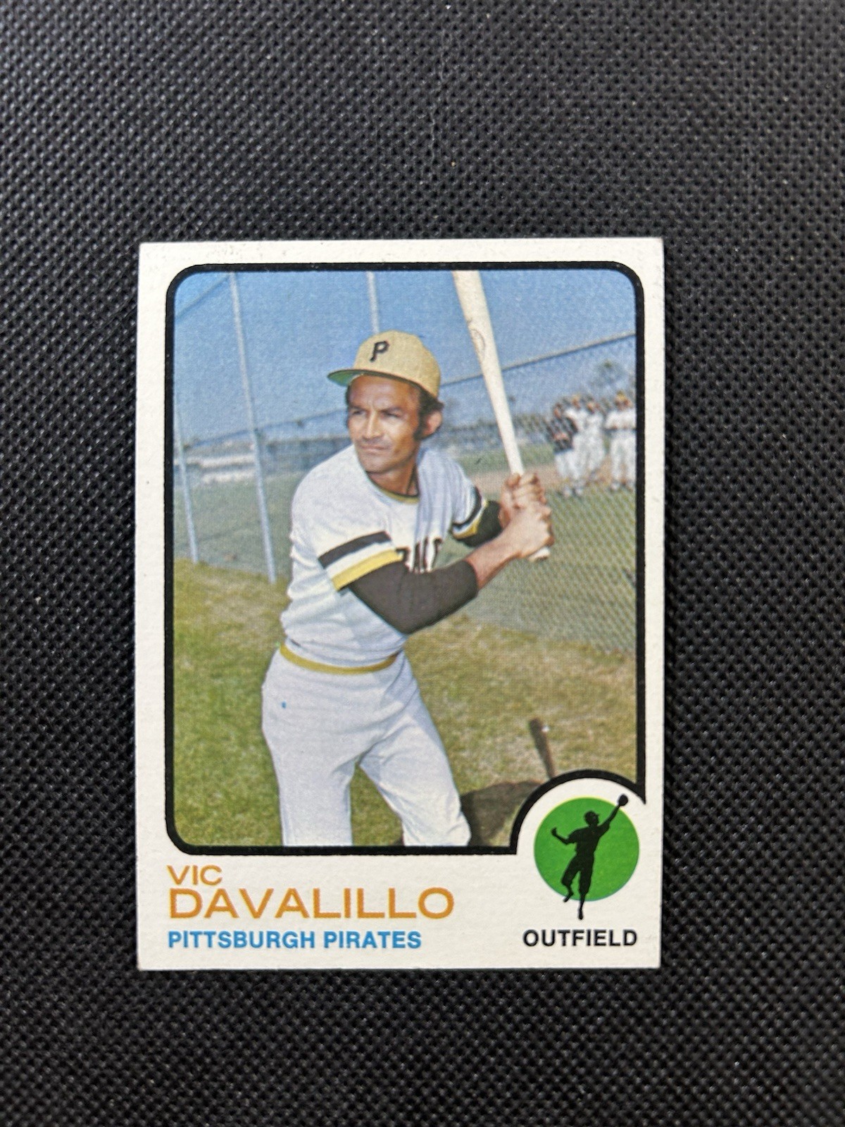1973 Topps #163 Vic Davalillo Pittsburgh Pirates High-end NM           B73#163A1