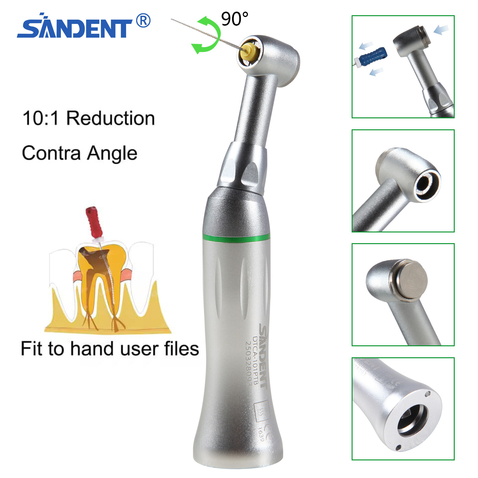 Sale 10:1 Endo Handpiece M4 Safety Reciprocating Contra Angle Endodontic