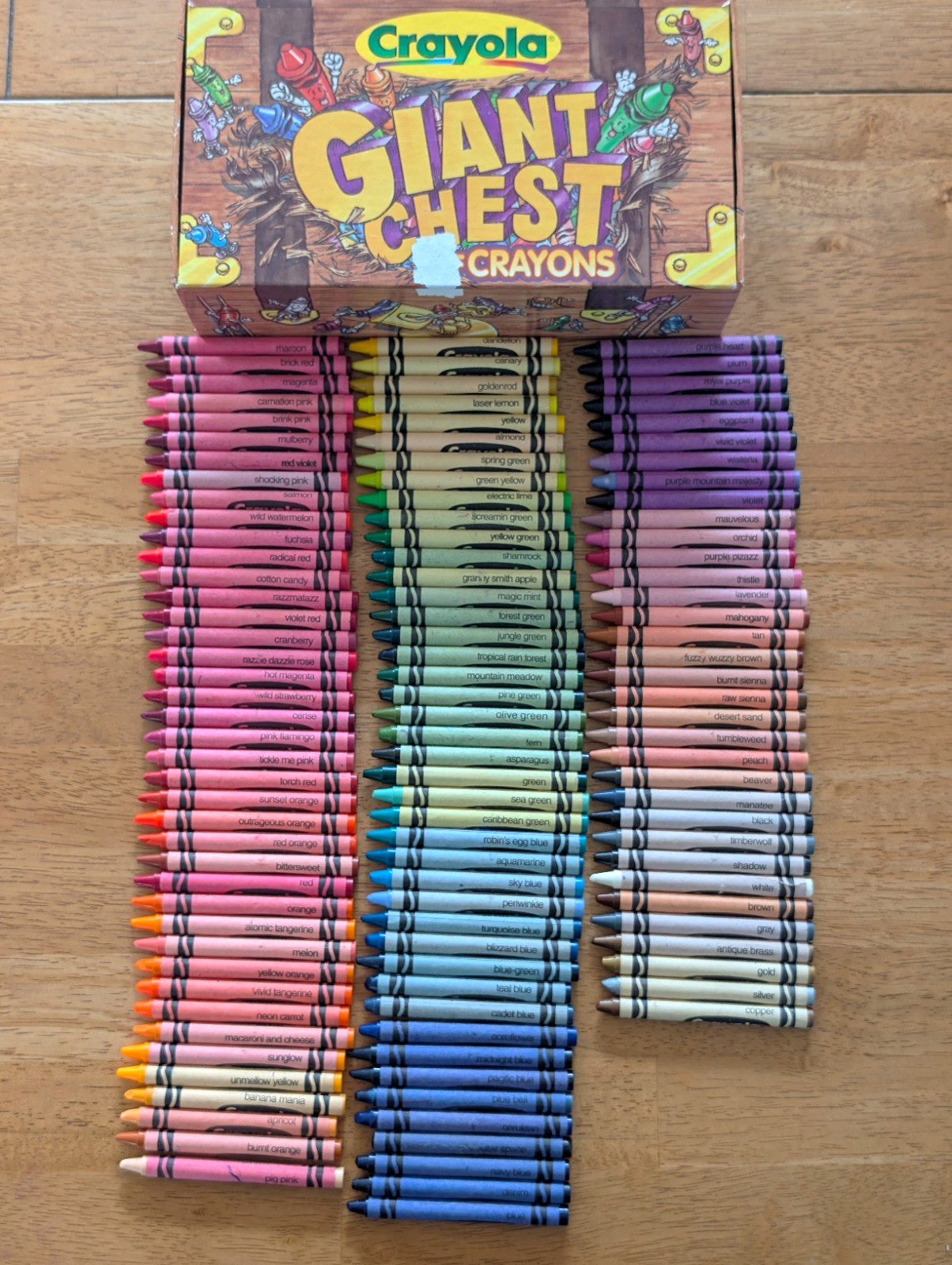 Crayola Giant Chest Crayons - Vintage and Retired Crayons Including Torch Red Crayola Giant Chest Crayons - Vintage and Retired Crayons Including Torch Red