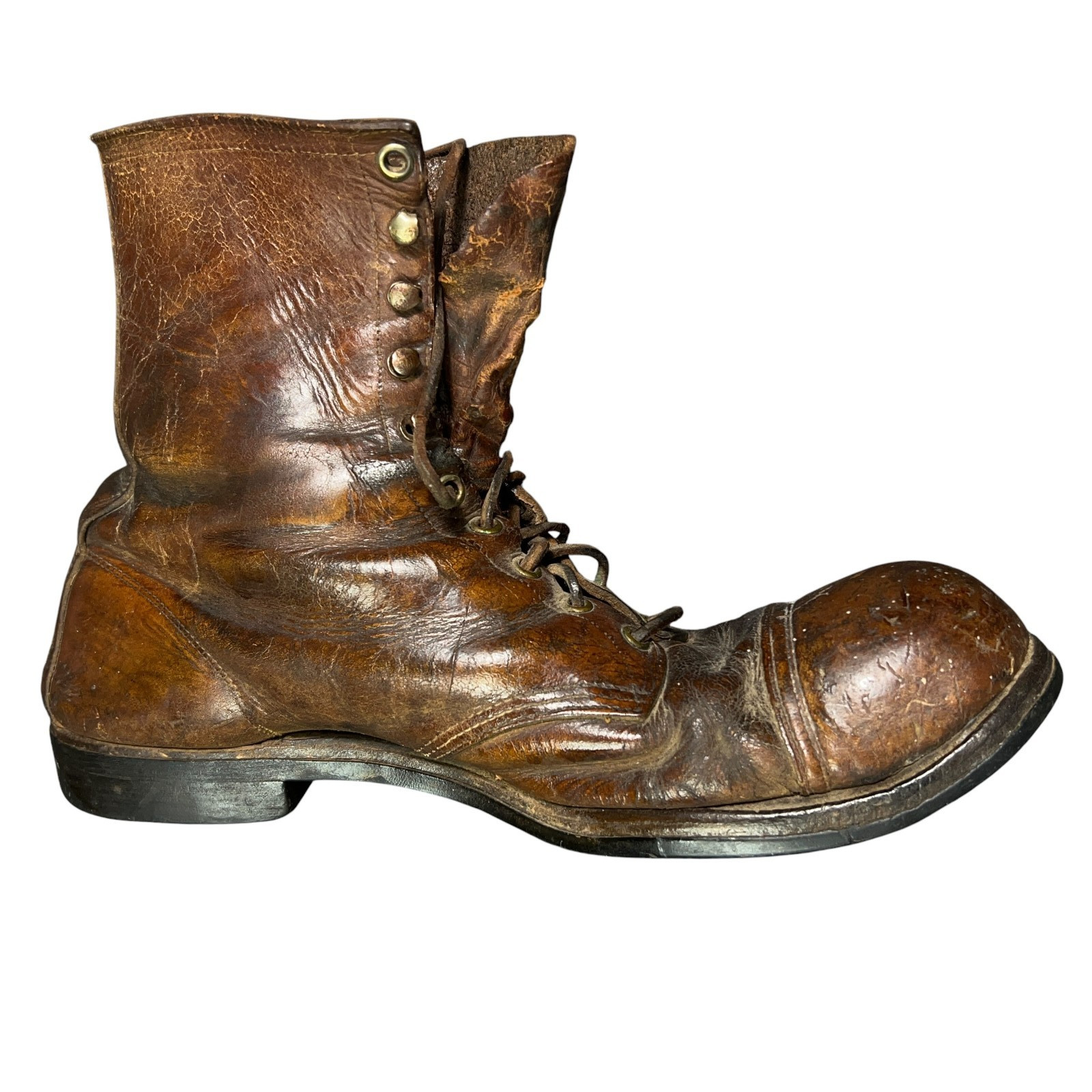 Vintage 1950s 60s Red Wing Iron Ranger Steel Toe Boot Single Not a Pair