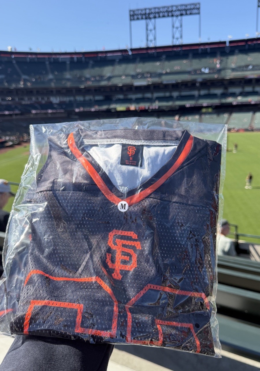 *SZ M* San Francisco Giants Logan Webb Football Jersey SGA 9/13/26