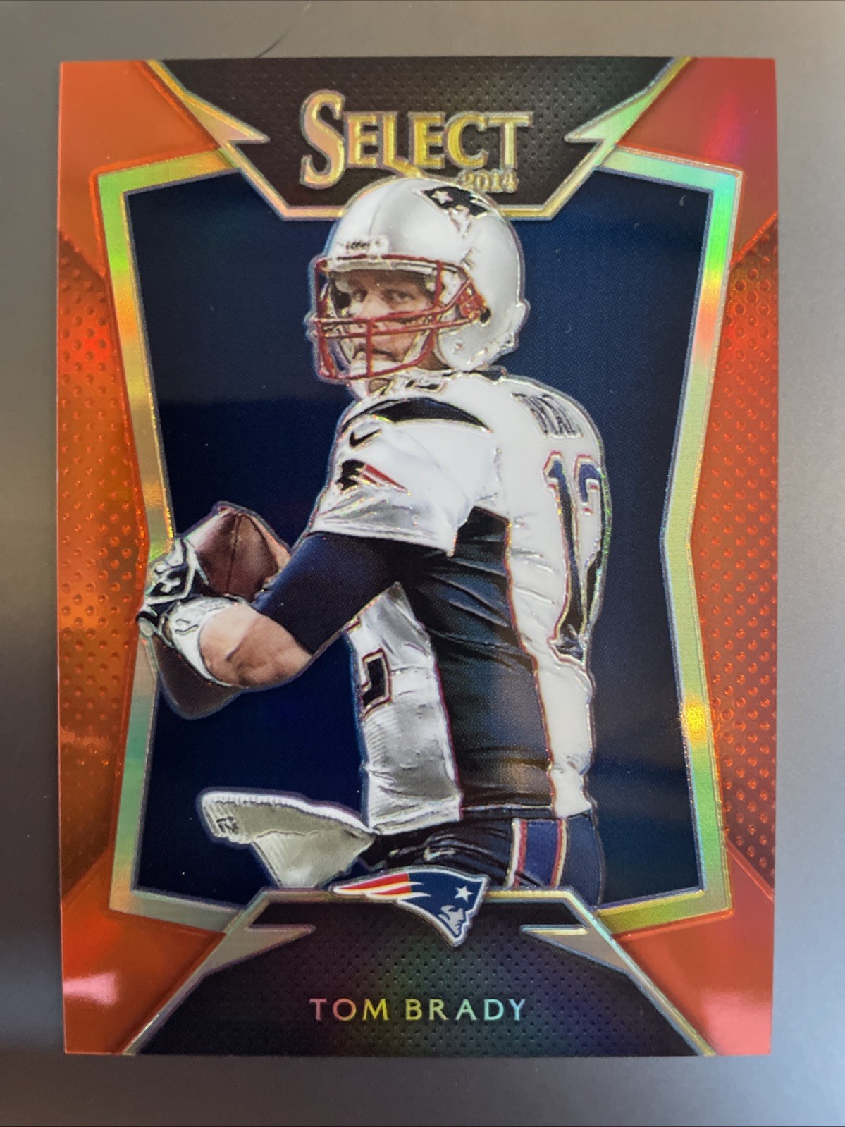 2014 Panini Select - Tom Brady #46 Orange Prizm 15/75 2014 Panini Select - Tom Brady #46 Orange Prizm 15/75