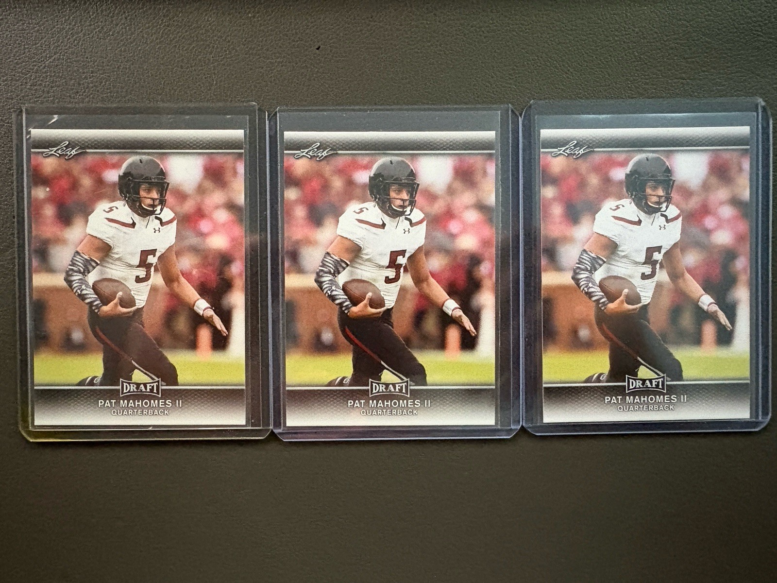 2017 Leaf Draft - Patrick Mahomes II #56 (RC) Rookie Card - One Card 2017 Leaf Draft - Patrick Mahomes II #56 (RC) Rookie Card - One Card